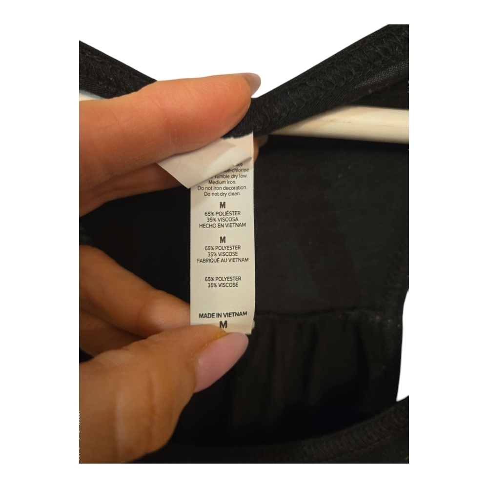 BELLA CANVAS Black Racerack Top - Picture 6 of 7